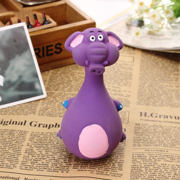 Sounding elephant shaped latex dog toy Model: YRS-00321