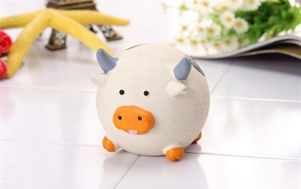 Sounding cows shaped latex dog toy Model: YRS-0136