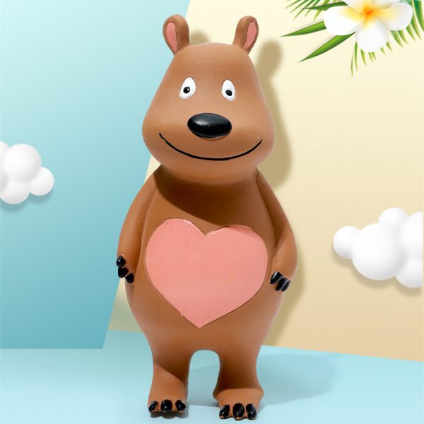 Love bear dog latex toy Model: YRS-0216